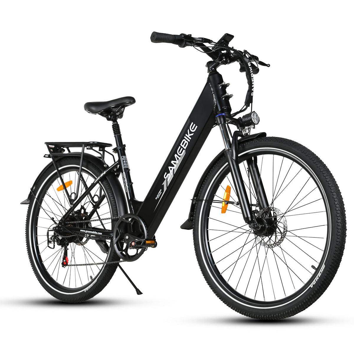 damen e bike mit abnehmbaren akku SAMEBIKE 27.5 Zoll E-Bike Elektrofahrrad für Damen und Herren – Alcovic