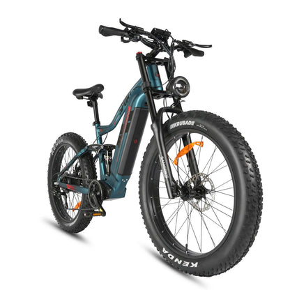 SAMEBIKE RS-A08-II 1000W Motor 48V 17Ah Akku 50KM/H Hochgeschwindigkeits-Gelände-Offroad-Elektrofahrrad Alcovic