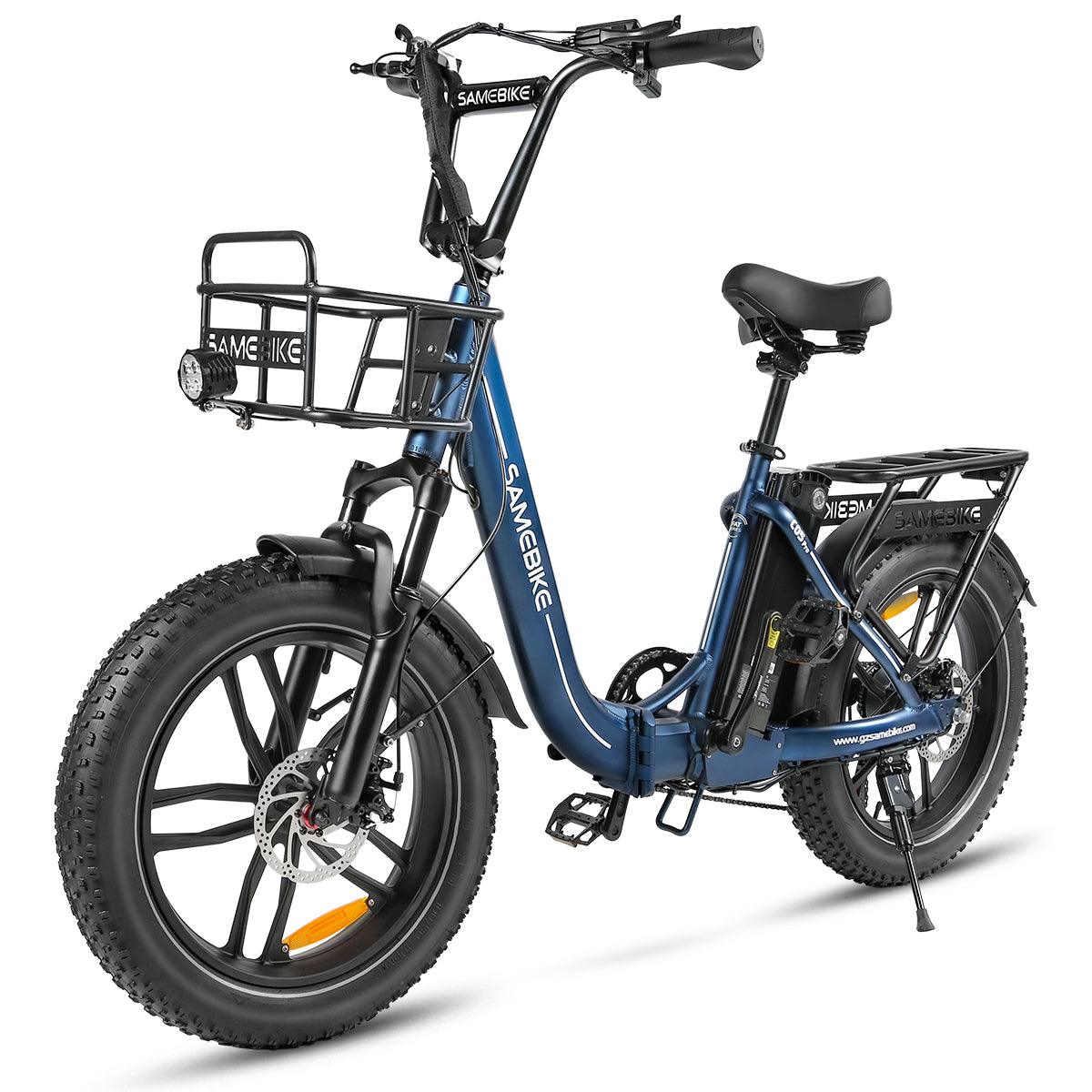 SAMEBIKE C05 Pro 36V 13Ah Akku 500W Motor Max. Geschwindigkeit 35KM/H Step-through faltbares Fat Tire E-Bike - Alcovic