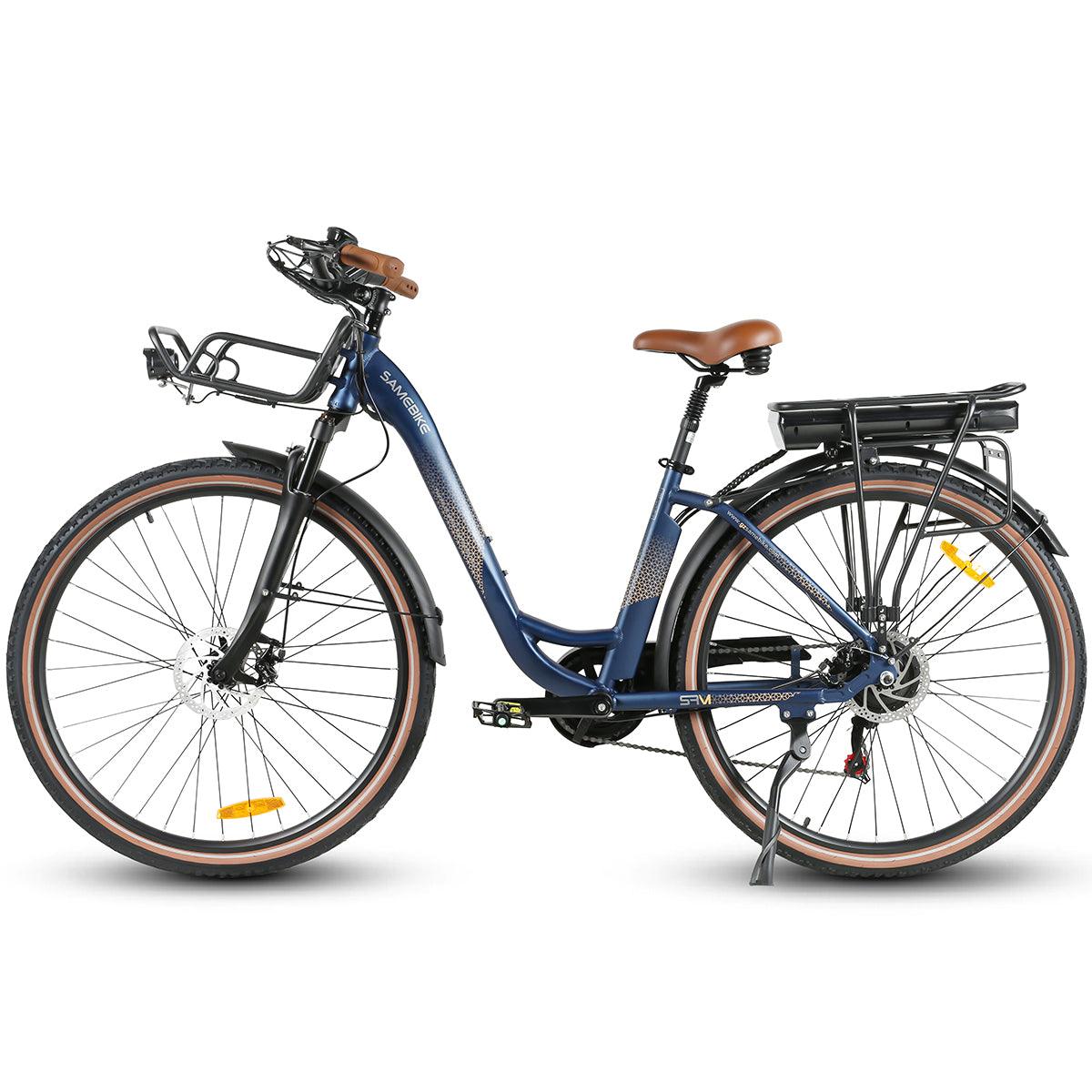 SAMEBIKE RS-A07 500W Motor 36V 13Ah Akku 35KM/H City Freizeit Bequeme Damen E-Bikes Alcovic