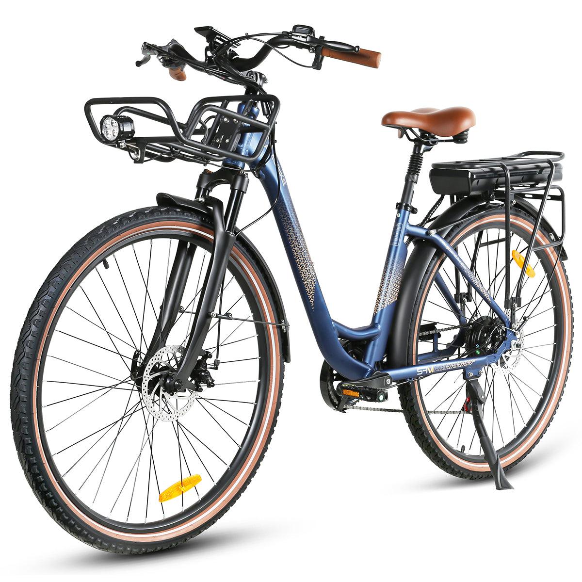 SAMEBIKE RS-A07 500W Motor 36V 13Ah Akku 35KM/H City Freizeit Bequeme Damen E-Bikes Alcovic