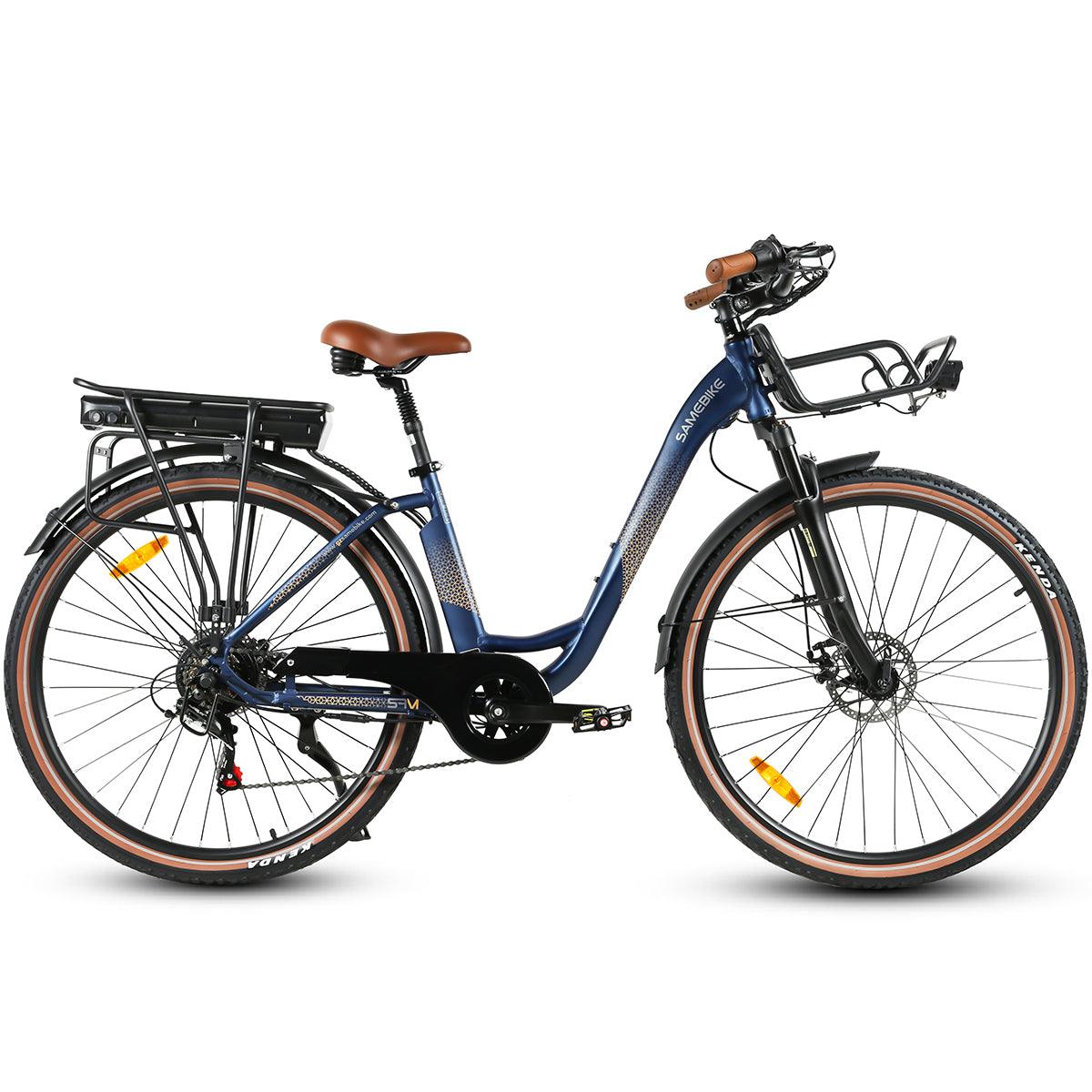 SAMEBIKE RS-A07 500W Motor 36V 13Ah Akku 35KM/H City Freizeit Bequeme Damen E-Bikes Alcovic