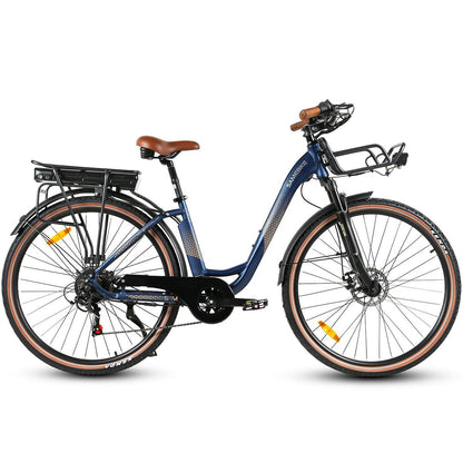 SAMEBIKE RS-A07 500W Motor 36V 13Ah Akku 35KM/H City Freizeit Bequeme Damen E-Bikes Alcovic