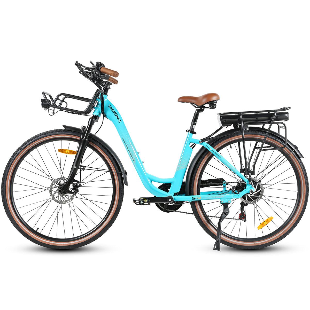 SAMEBIKE RS-A07 500W Motor 36V 13Ah Akku 35KM/H City Freizeit Bequeme Damen E-Bikes Alcovic