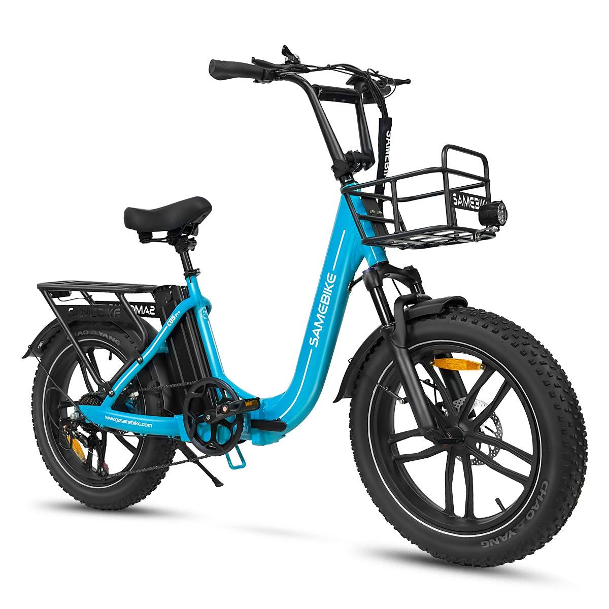 SAMEBIKE C05 Pro 36V 13Ah Akku 500W Motor Max. Geschwindigkeit 35KM/H Step-through faltbares Fat Tire E-Bike - Alcovic