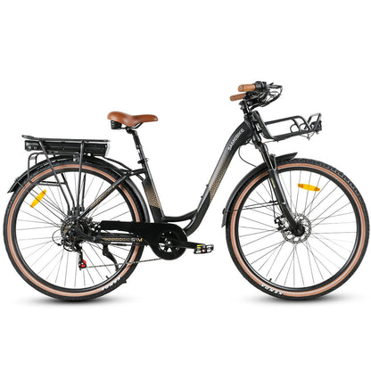 SAMEBIKE RS-A07 500W Motor 36V 13Ah Akku 35KM/H City Freizeit Bequeme Damen E-Bikes Alcovic