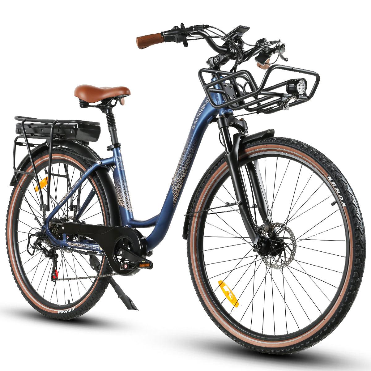 SAMEBIKE RS-A07 500W Motor 36V 13Ah Akku 35KM/H City Freizeit Bequeme Damen E-Bikes Alcovic