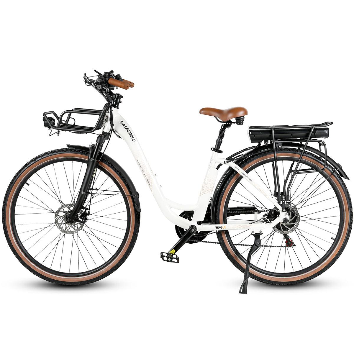 SAMEBIKE RS-A07 500W Motor 36V 13Ah Akku 35KM/H City Freizeit Bequeme Damen E-Bikes Alcovic