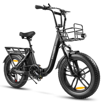 SAMEBIKE C05 Pro 36V 13Ah Akku 500W Motor Max. Geschwindigkeit 35KM/H Step-through faltbares Fat Tire E-Bike Alcovic