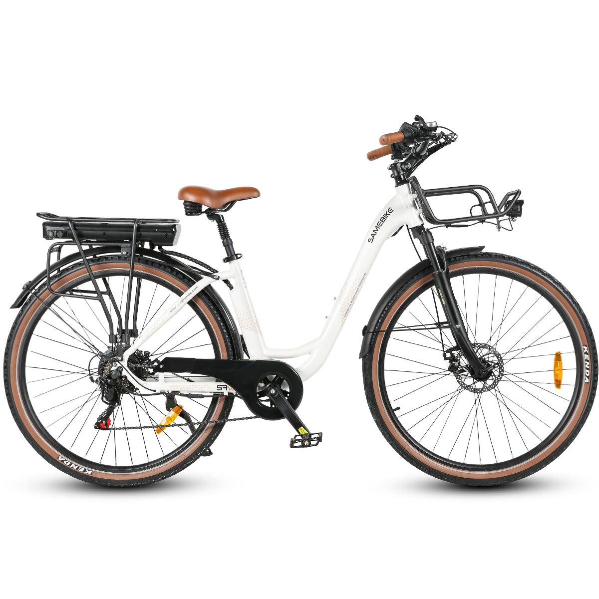 SAMEBIKE RS-A07 500W Motor 36V 13Ah Akku 35KM/H City Freizeit Bequeme Damen E-Bikes Alcovic