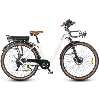 SAMEBIKE RS-A07 500W Motor 36V 13Ah Akku 35KM/H City Freizeit Bequeme Damen E-Bikes Alcovic