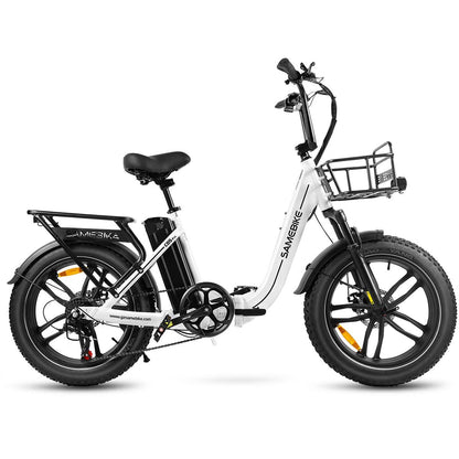 SAMEBIKE C05 Pro 36V 13Ah Akku 500W Motor Max. Geschwindigkeit 35KM/H Step-through faltbares Fat Tire E-Bike Alcovic