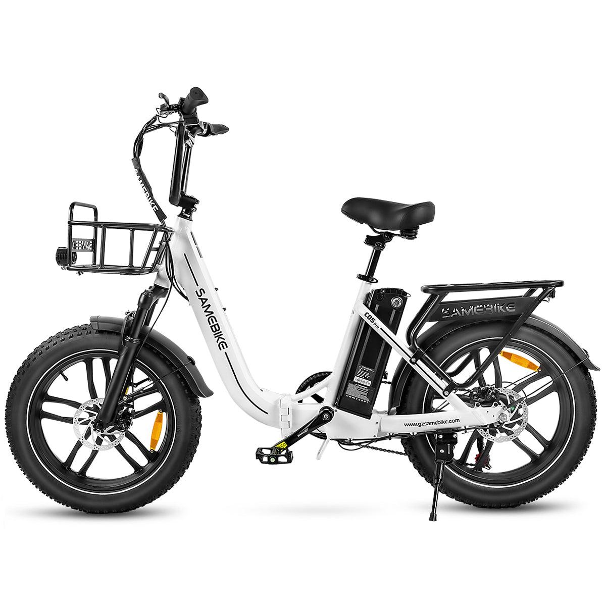 SAMEBIKE C05 Pro 36V 13Ah Akku 500W Motor Max. Geschwindigkeit 35KM/H Step-through faltbares Fat Tire E-Bike Alcovic