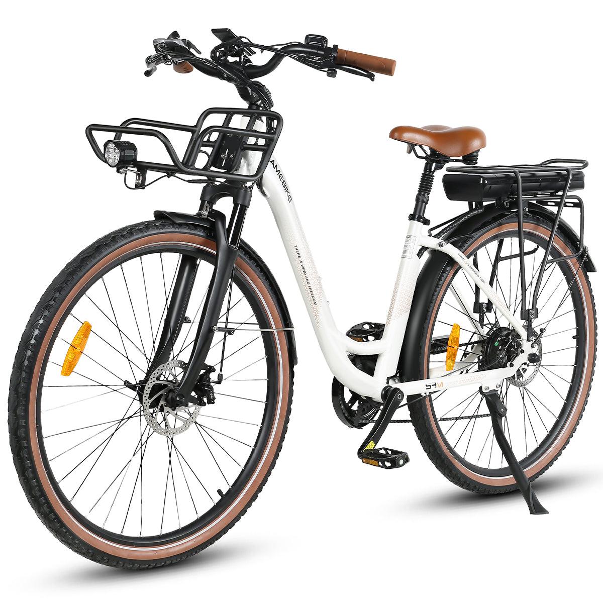 SAMEBIKE RS-A07 500W Motor 36V 13Ah Akku 35KM/H City Freizeit Bequeme Damen E-Bikes Alcovic