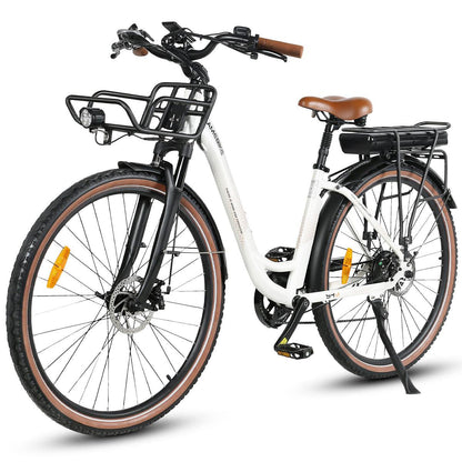 SAMEBIKE RS-A07 500W Motor 36V 13Ah Akku 35KM/H City Freizeit Bequeme Damen E-Bikes Alcovic